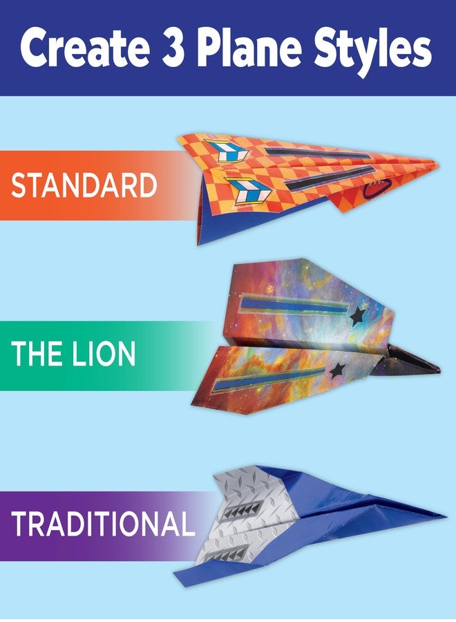 Creativity for Kids Paper Airplane Squadron - Create 20 Paper Airplanes, Mini Craft Kit for Boys, Easter Basket Stuffers and Gift for Boys, Kids Activities (Ages 6+) - Image 2